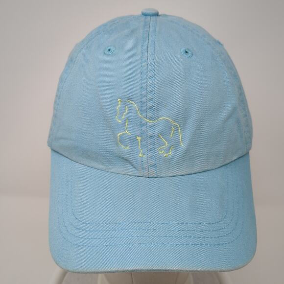 The Paddock Saddlery Slideback Baseball Cap Blue One Size Alternative Apparel - Picture 2 of 10